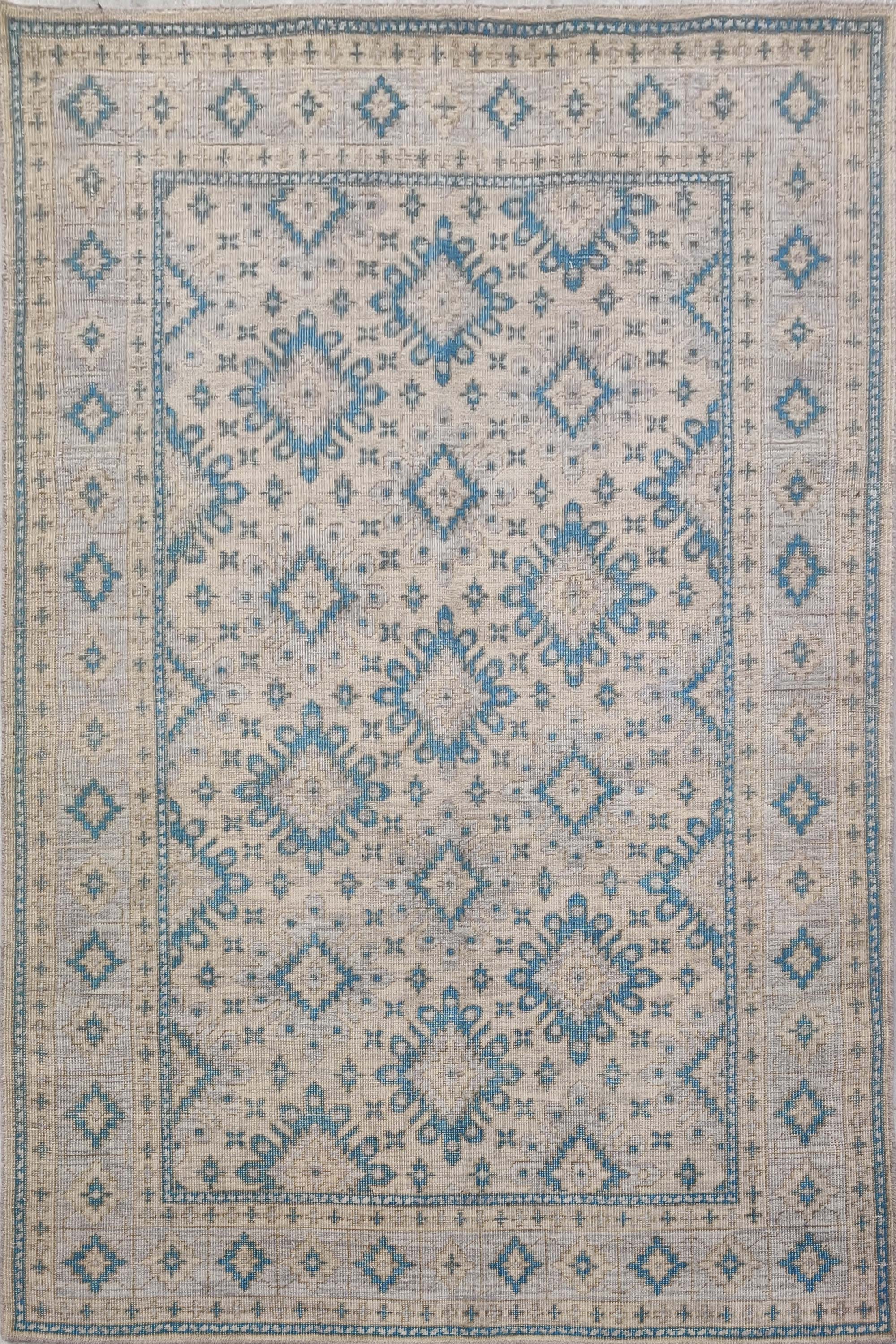 6x6ZEROPILE HAND KNOTTED OAC rugs